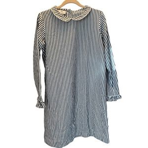 Girls Petite Plume Nightgown navy/white stripe size 12